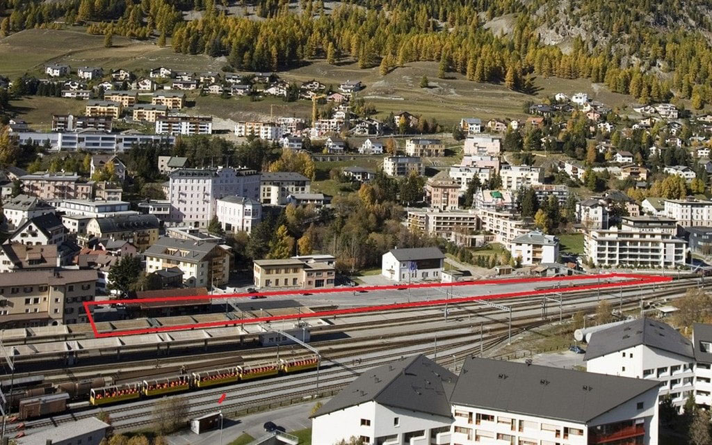 Bhf Samedan 6 Rot Umrandet W 1200 H 0 56150